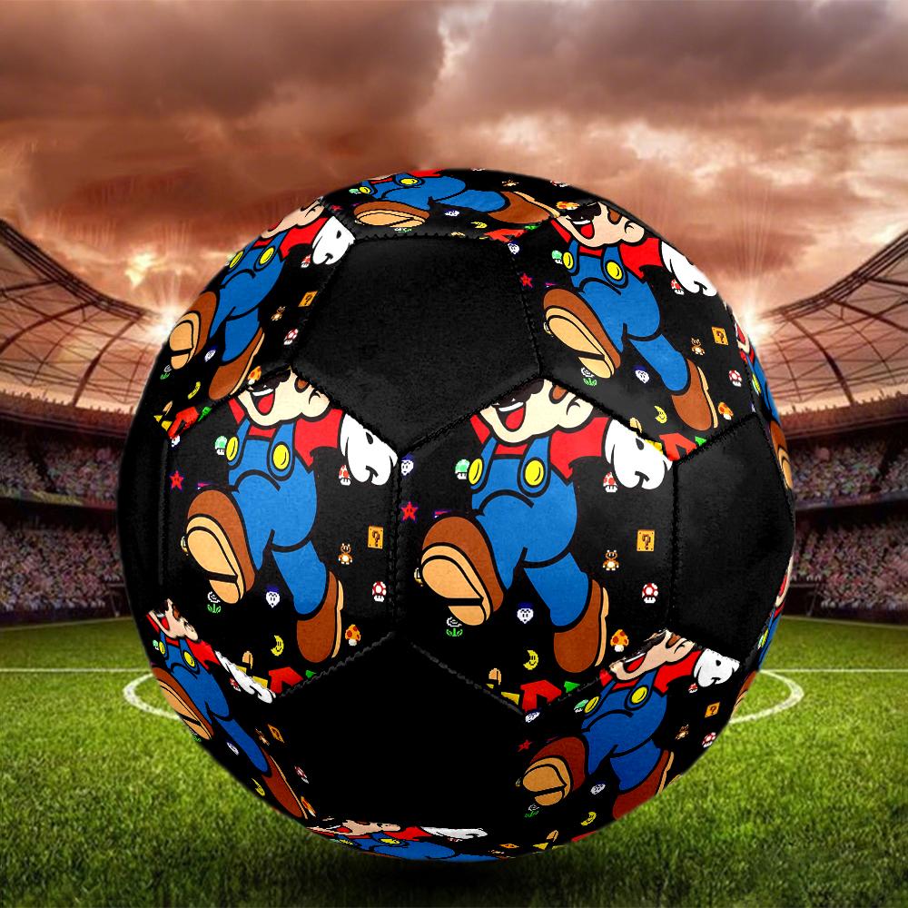 Mario Theme Size 5 Soccer Ball, Suitable for Both Indoor and Outdoor Matches, a Gift Suitable for Everyone.