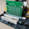 Professional PCIE 8X 16X Test Card External Power Supply Check Card with Light For Computer Troubleshooting Motherboard