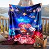 Warm Flannel Throw Blanket,Jujutsu Kaisen Lightweight Cozy Blanket For Bed Sofa And Daily Use