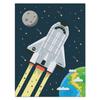 Детская Солнечная система Земля Холст Картина Планета Космический шаттл Настенный художественный постер и принты для спальни Фотографии Домашний декор