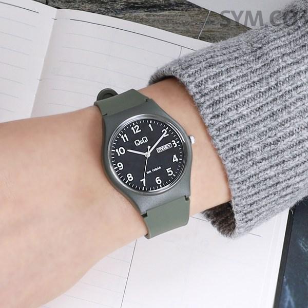 Q&Q Day Date Student Уретановые часы для колледжа Scholastic Ability Test Exam