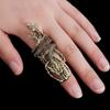 Аксессуары Подарочный Панк Высокое Качество Регулируемый Уникальный Дизайн Китайского Дракона Кольцо Моды Многослойный