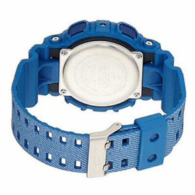 Casio Мужские часы с двойным дисплеем (жидкокристаллический/аналоговый) Серия Синие часы GA-110DC-2A GA-110DC-2A