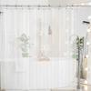 Bathroom Shower Curtain Liner Waterproof Reusable Simple Installation Quick-drying Standard Size PEVA Transparent Shower Curtain