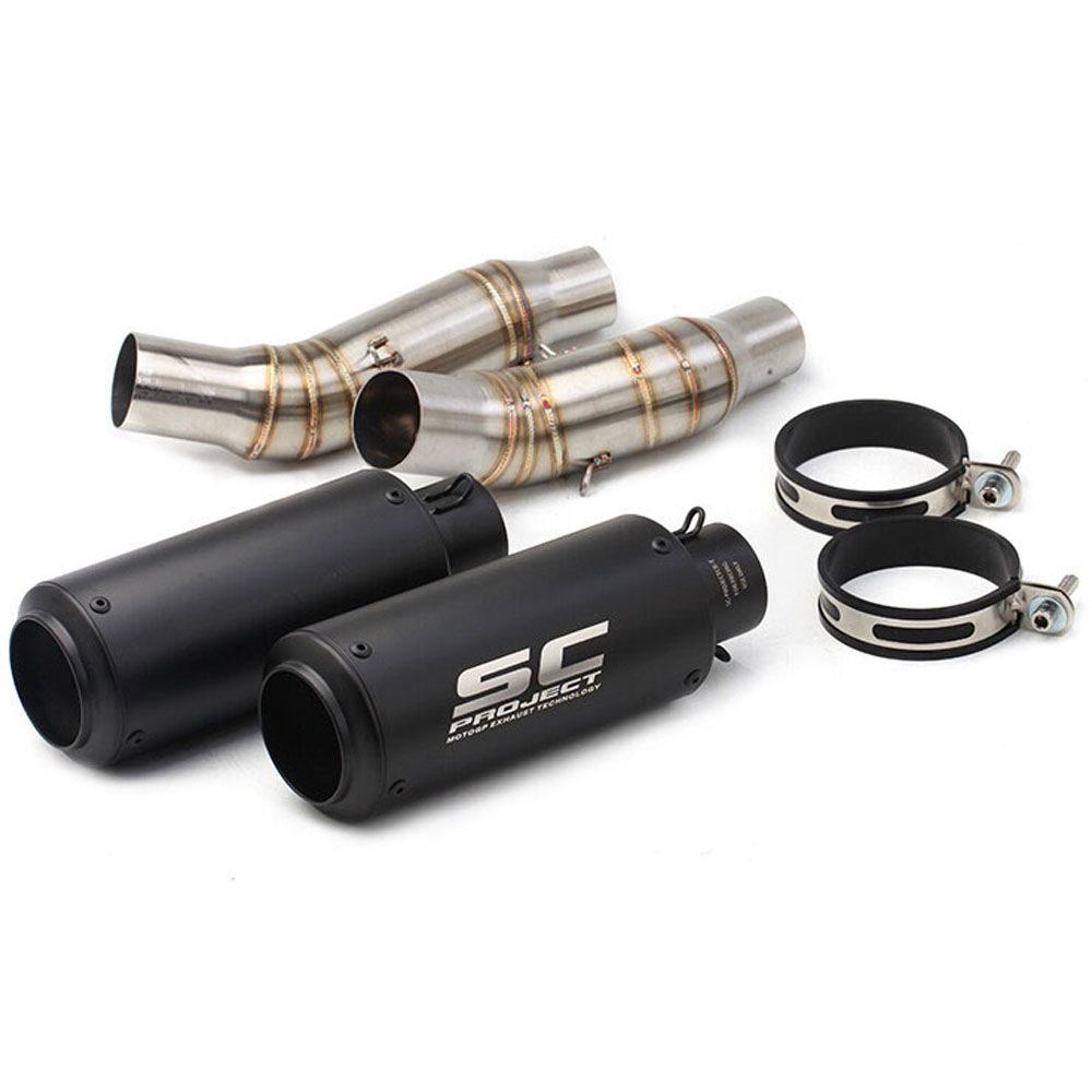 Kawasaki Z1000/Z1000SX/R/NINJA1000 Dual-Exhaust Mid-Pipe