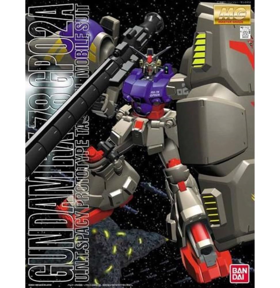 MG Mobile Suit Gundam 0083 STARDUST MEMORY Gundam GP02A Scale Plastic Model RX-78GP02A 1/100 Pre-Colored