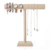 Jewelry Display Stand Wood Bedroom Dormitory Table Necklace Choker Bracelet Bangle Organizer Show Holder Rack Girls