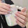 Rainbow Star Cloud French Medium-Long Nail Art Patches