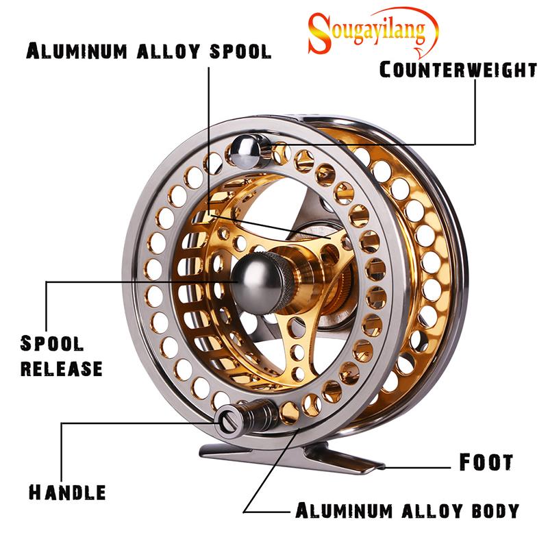 Fly Fishing Reel Portable Mini Fishing Gear Accessories Sea Fishing Travel Gift Fishing Tools