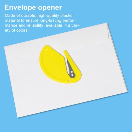 Envelope Opener with Sharp Concealed Blade Safe Design Sheet Cutter Paper Slitter Wrapping