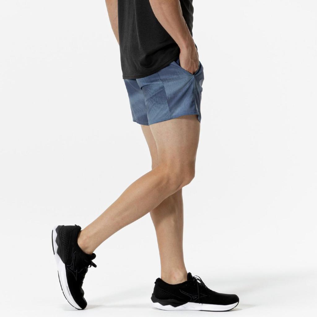 Added Length and Pockets Running Wear Pants Plus Shorts Pockets Storage Citadel L [Mizuno] Multi-Pocket 7-inch 360-degree (J2MBC015)