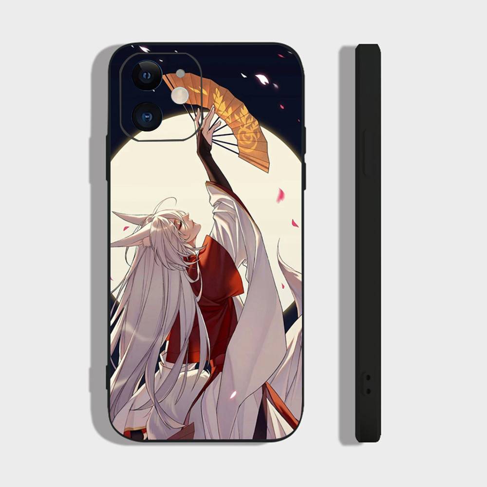 Чехол для телефона K-Kamisama Love Аниме для IPhone 17 Air 16 15 14 13 Pro Max 11 12 Черный Силиконовый Чехол