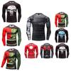 Stylish And Comfortable Men T-shirt Long Sleeve Super Hero Compression Sport 3d Fitness Cycling Shirt
