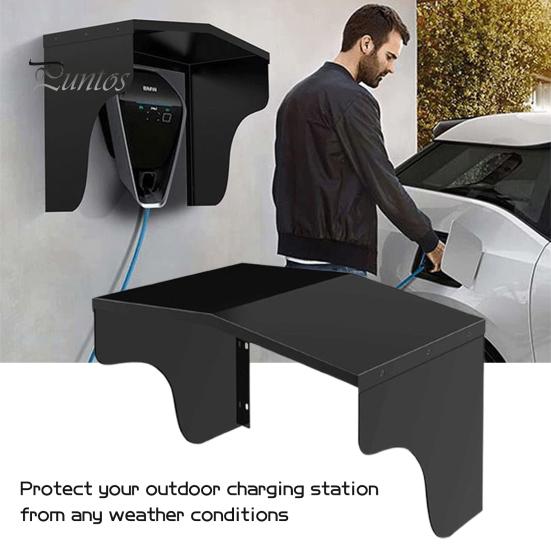 Защитная крыша для зарядной станции электромобиля, устойчивая к ржавчине, устойчивая к атмосферным воздействиям, простая установка, защитная крышка для крыши зарядного поста