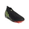 Adidas Predator Edge+ FG Black Team Solar Yellow Мужские кроссовки Core-Black Solar-Red GW1043