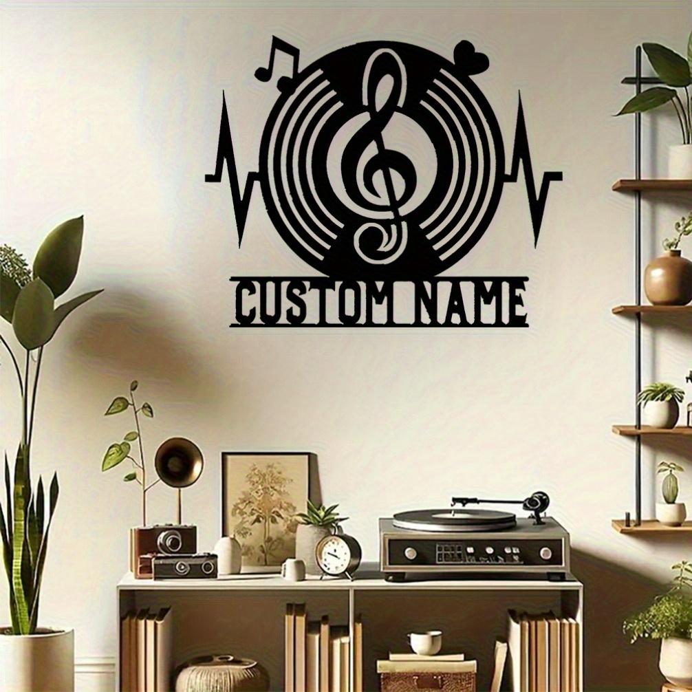 Индивидуальное украшение стены из металла - гараж, двор - идеальное украшение комнаты, индивидуальный логотип в 2D-плоскости, декоративный знак.