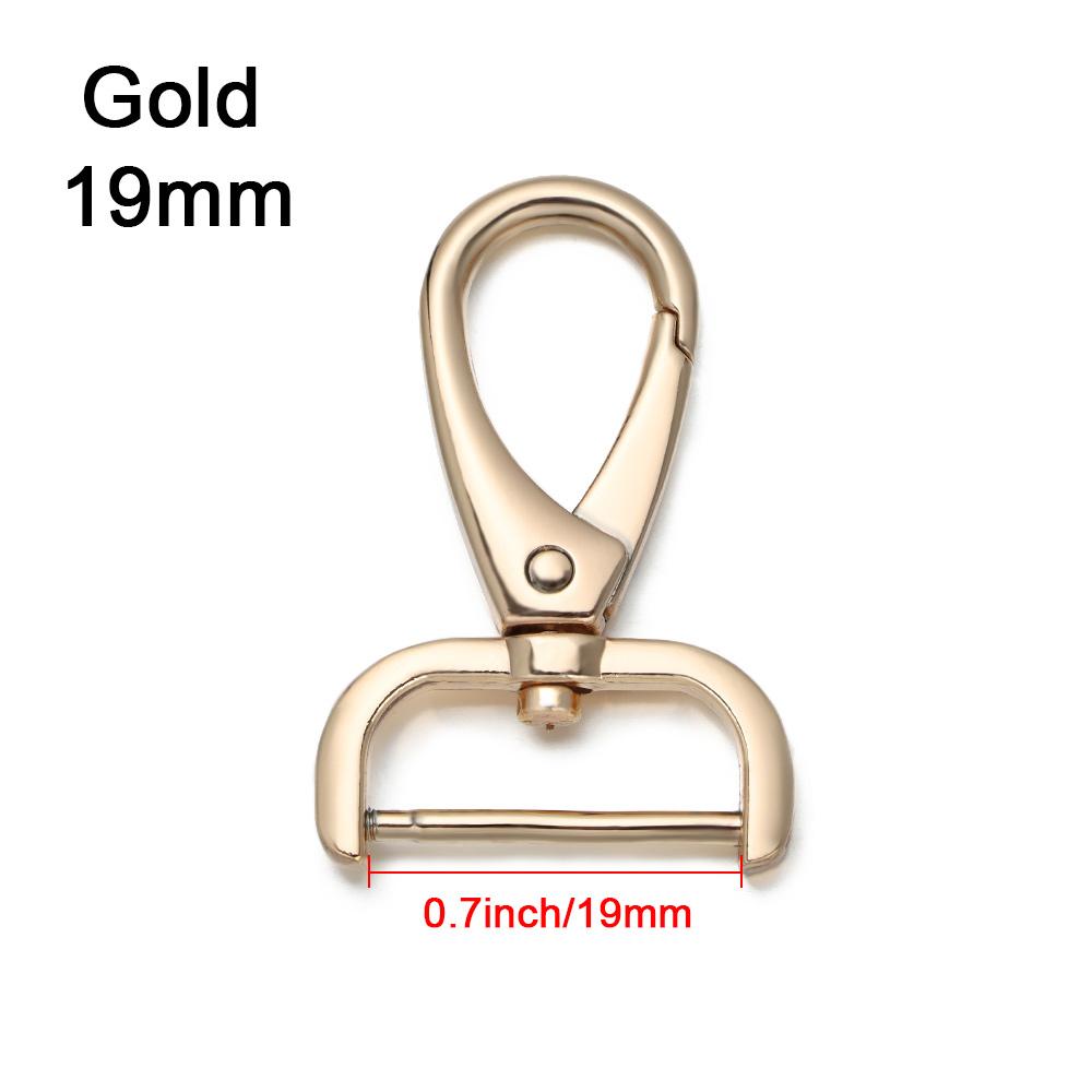 Keychain Webbing Buckle Leather Strap Buckles Trigger Clips Detachable Snap Hook Pet Leash Hooks