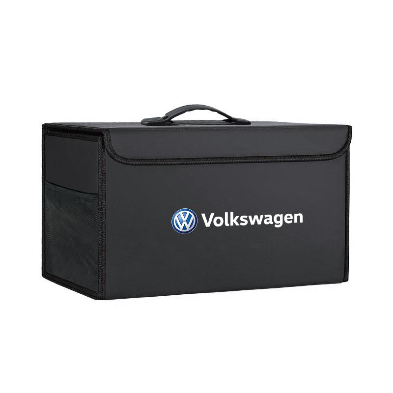 2026 Hot For Volkswagen VW Portable Car Trunk Storage Box Foldable Organizer Accessories For VW GTI Polo Golf Passat Tiguan Arte