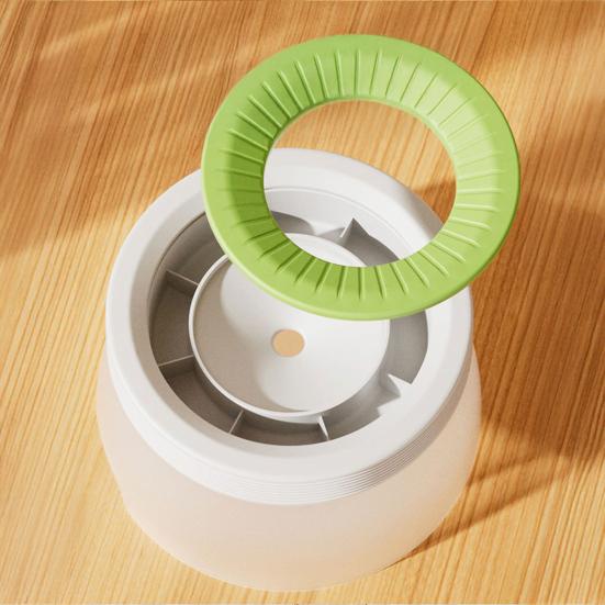 Медленная поилка для собак 1200 мл 600 мл Непроливайка Миска для воды для питомцев Конструкция с плавающим диском Без беспорядка Поилка для кошек и собак