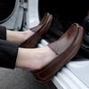 Men's Slip On Casual Leather Shoes Lightweight Loafers Moccasins Comfortable Driving Shoe