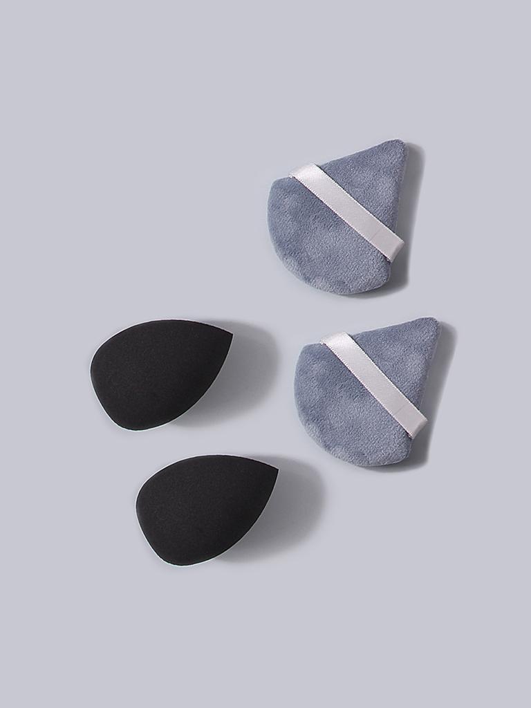 4/12/16PCS Beginner Makeup Tool Set: 12PCS Soft-bristled Makeup Brushes +4PCS Super Soft Makeup Sponges for Daily Portable Use