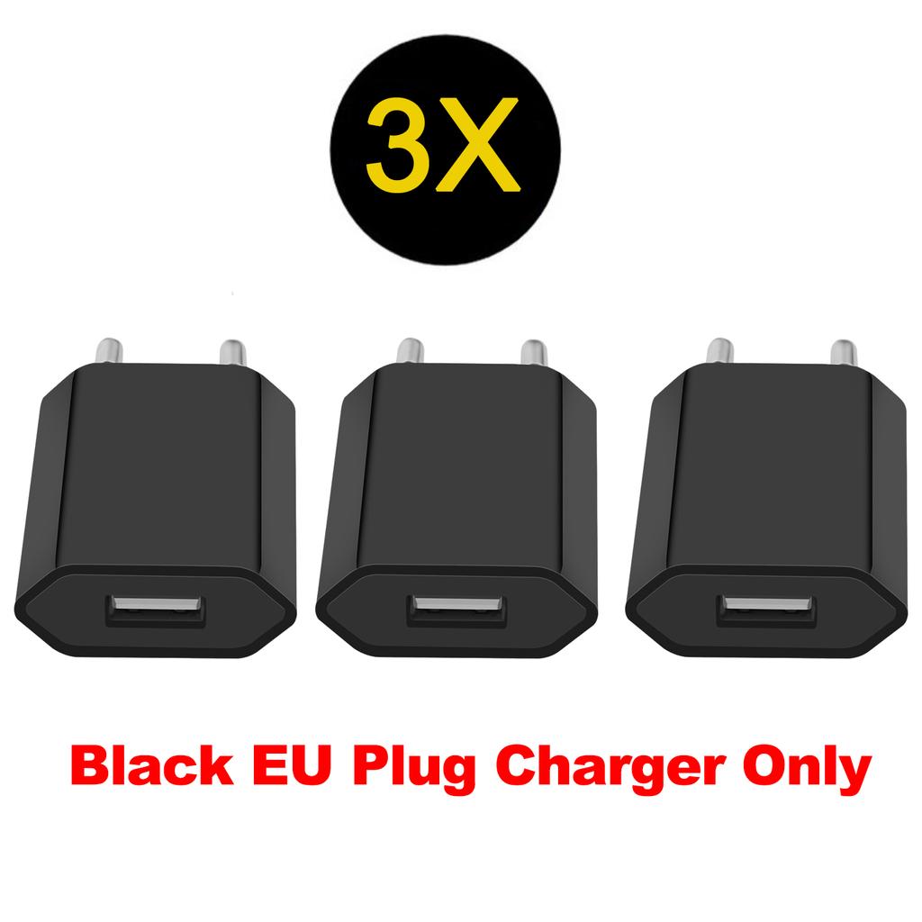 1/3/5pcs 1A 5V Power Supply Adapter Power EU Plug Portable USB Port Adapter Travel Wall Charger for iPhone Samsung Galaxy