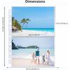50 Pack Photo Sleeves Holds 200 5"x7" Photos, Clear Photo Page Protector for 3 Ring Binder, Double-Sided Photo Album Refill Pages Photo Pockets Photo