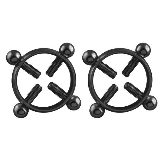 Модные присоски для сосков, стильные широко применяемые кольца для поддельного пирсинга, непирсинговые регулируемые зажимы для сосков, кольца