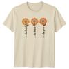 Sunflower Be Kind Be Brave Be You T-Shirt Motivational Floral Tee