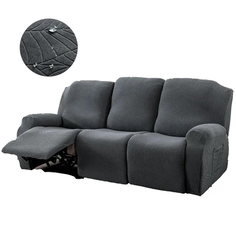 Waterproof Recliner Sofa Cover 3 Seater Stretch Elastic Couch Slipcover Lazy Boy Relax Armchairs Slipcover-grip Protects Cover