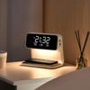 Большой экран, вечный календарь, студенческие часы, настольная лампа, встроенная прикроватная тумбочка для мобильного телефона с беспроводной зарядкой, небольшой ночник