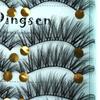 10 Pairs Handmade Fluffy Natural  Crisscross 3D Faux Mink Hair False Eyelashes Extension Tools