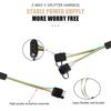 4 Way Y-Splitter Plug Universal for Tailgate Light Bar and Trailer Lights Plug & Play Adapter Extension Harness Wiring Plug 4 Pi
