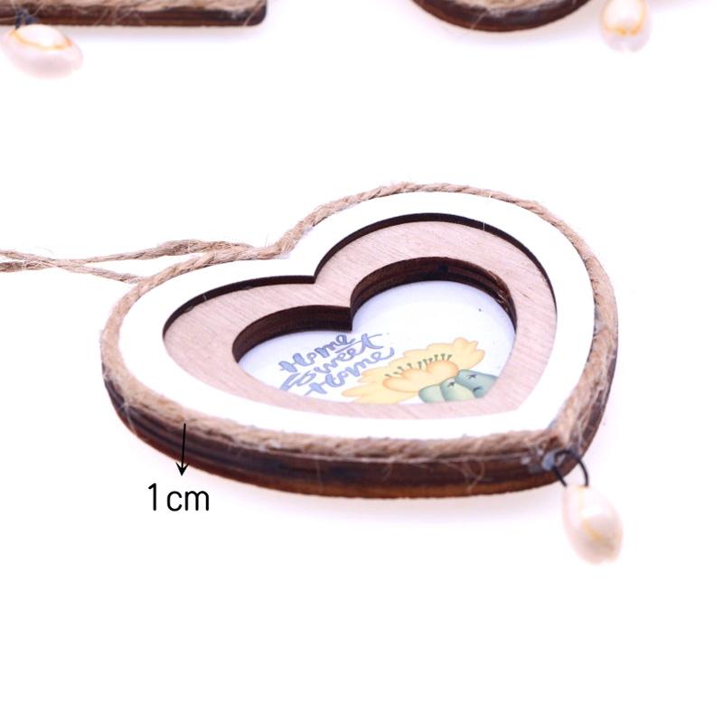 1 шт. макетная деревянная фоторамка, подвеска на дереве, висит дома? Подарки Орнаменты Украшения Дом