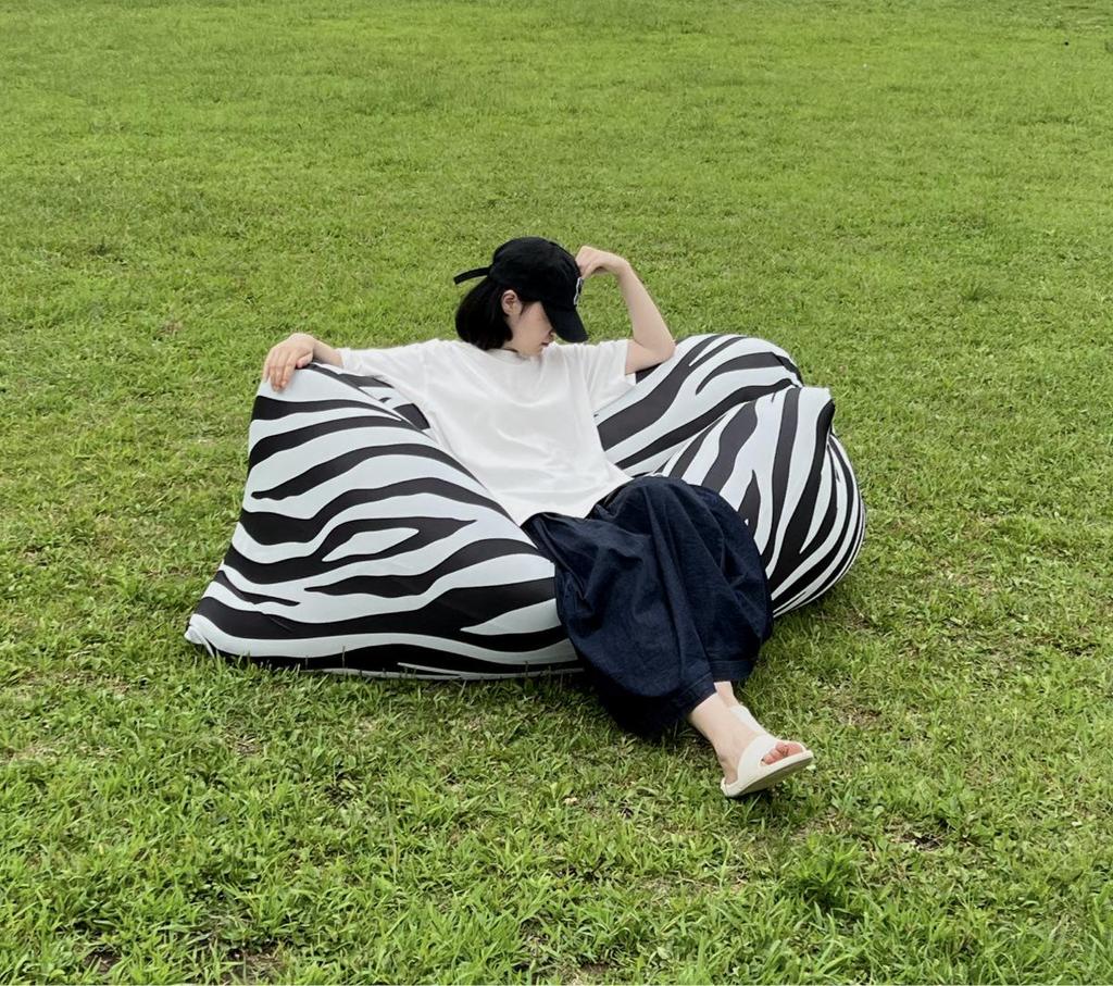 Портативный надувной диван-кровать для кемпинга на открытом воздухе и отдыха на пляже