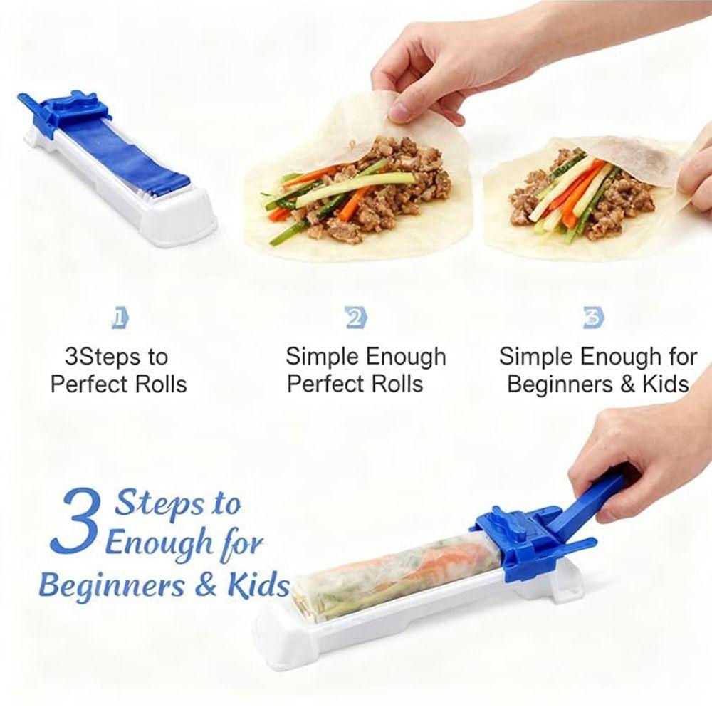 2Pcs DIY Sushi Vegetable Roller Simple and fast to use Vegetable Rolled Meat Machine  Cooking Tools
