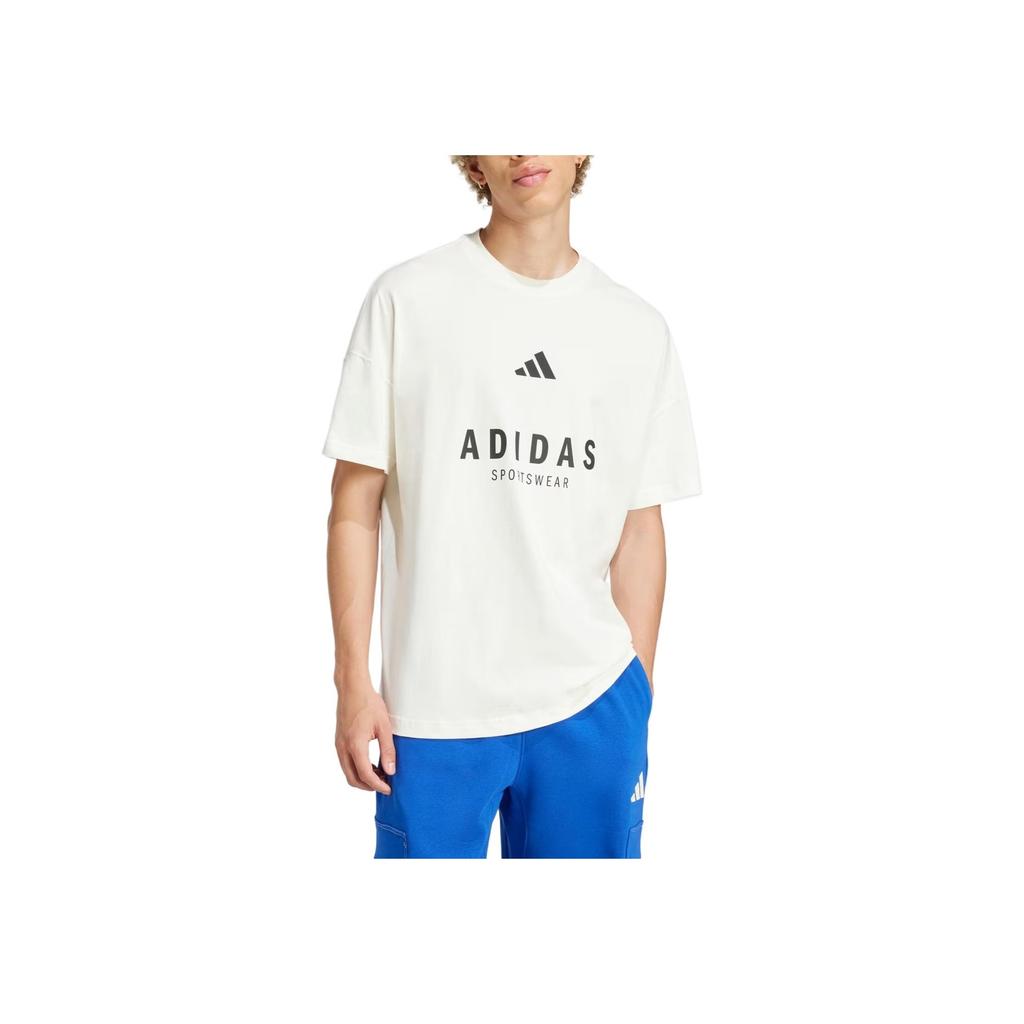 Adidas Всесезонная мягкая кожа модная удобная футболка с коротким рукавом мужская футболка Off-White JJ3660