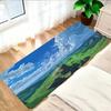 Greece S-Santorini Sunny Green Tree Beach Mat Entrance Non-slip Kitchen Carpet Living Room Hallway Rugs Bathroom Bath Door Mats