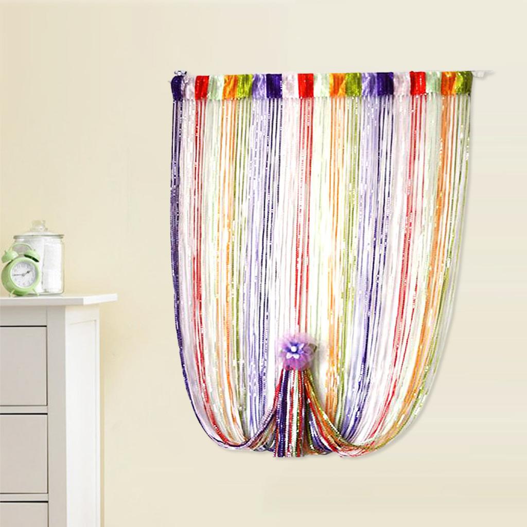 Tassels Divider String Curtain Drape Panel Home Door Window Decor