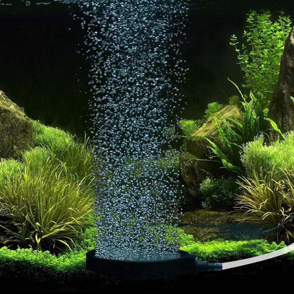Fish Tank Pump Oxygen Plate Hydroponics Aerator Bubble Stone Diffuser Bubbler Air Stone