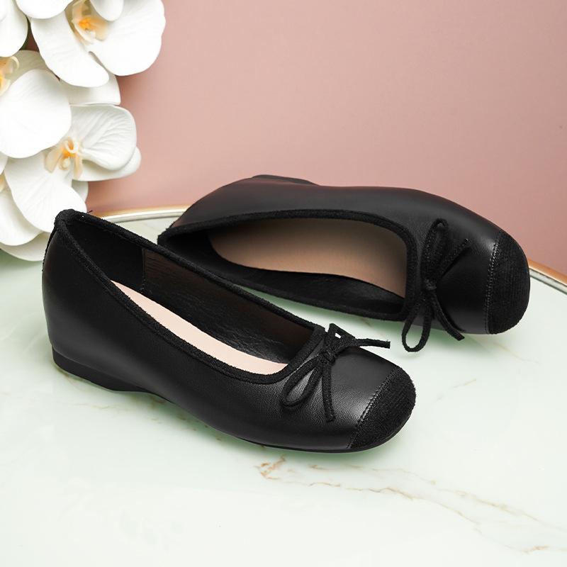 Балетки женские летние маленького размера с увеличенной высотой подъема, удобные и элегантные, женские туфли-бини, женские балетки