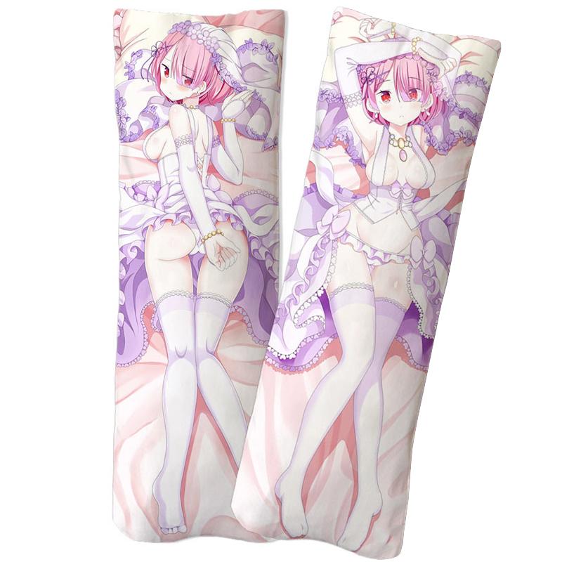 Японское аниме ре:Zero Starting Life in Another World Rem Emilia Dakimakura Otaku Чехлы для подушек Fullbody Пледы Наволочки Подарок