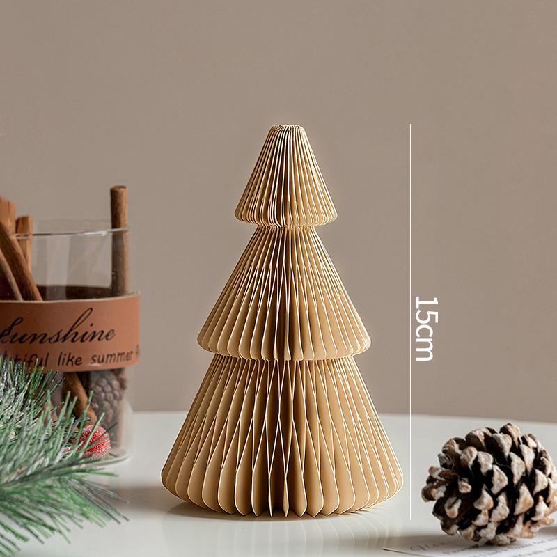 Christmas Tree Decoration 3D Honeycomb Paper Christmas Tree Hanging Pendent New Year Xmas Party Atmosphere Shop Decor Prop