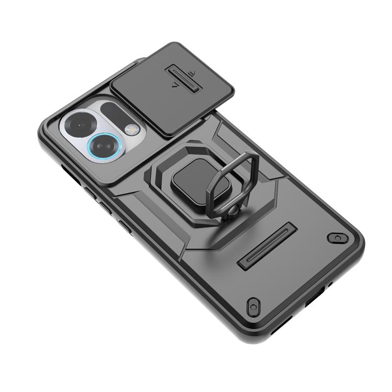 Чехол с выдвижным окном для Oppo K13 Turbo Pro, противоударный, с кольцом-держателем, магнитная крышка, чехол для Oppo K13Turbo Pro, чехол для Oppo K13 Turbo Pro