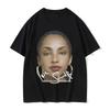 Футболка с принтом певицы Sade 90-х, унисекс, женская, 2026, летняя, хип-хоп, винтажная, хлопковая, стритвир, Y2K