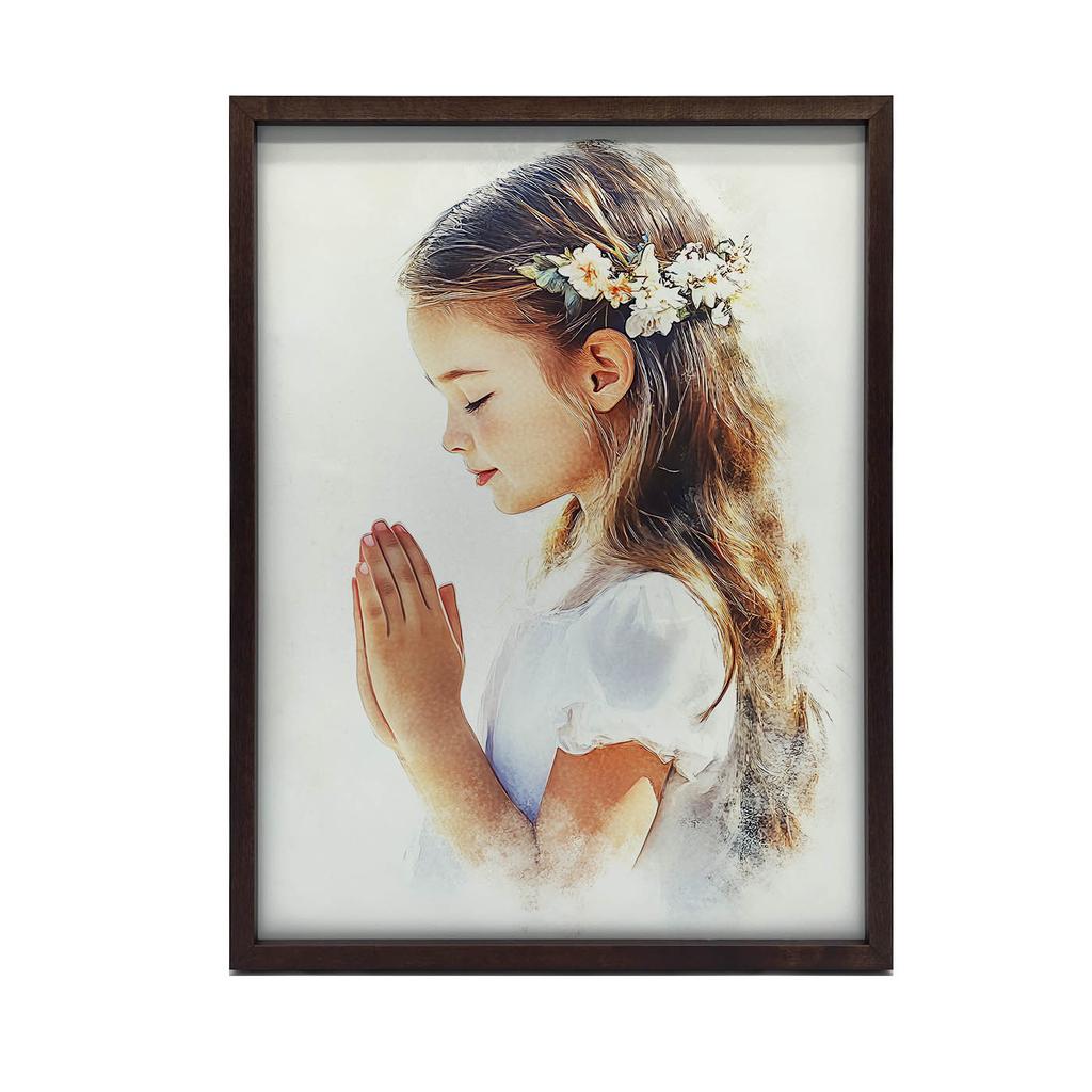 Souvenir of the First Holy Communion - Girl Souvenir of the First Holy Communion - Girl, 30X40 Cm, Unframed, Premium Canvas On Stretcher