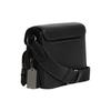 Coach Sullivan 20 Textured Logo Zipper Magnetic Closure Pebble Grain Leather Messenger Bag Men Shoulder Bag Black CN729-QBBK