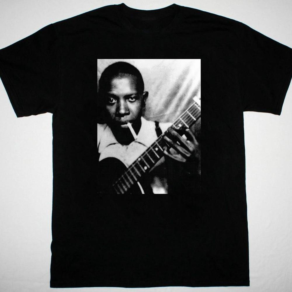 Robert Johnson Poster T-shirt BLACK Unisex All Sizes S-5Xl XZ736