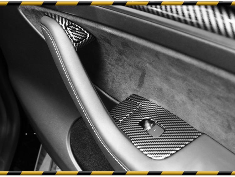 Рамка переключателя стеклоподъемника и накладка на кнопку двери для Tesla Model 3/Y