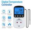 EU Outlet Plug Digital Thermostat Socket Temperature Controller Timer Switch Accuracy Cooling Heating Regulator Thermometer